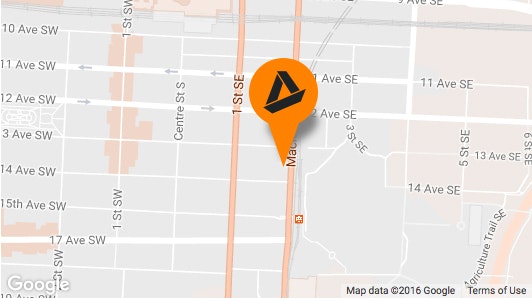 Contactus Calgary Map